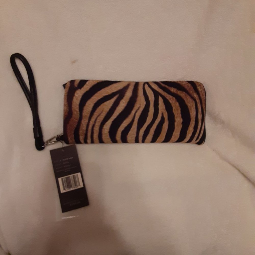 Donald J Pliner Tiger clutch/wristlet